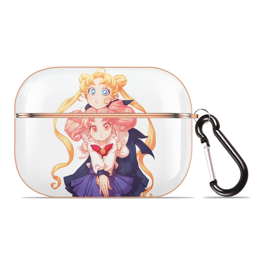 （画像用） 美少女戦士セーラームーン 愛野 美奈子 あいの みなこ Sailor Moon Aino Minako 【AirPods Pro用】ハードシェル保護ケース｜耐衝撃・防指紋・カラビナ付き商品仕様
