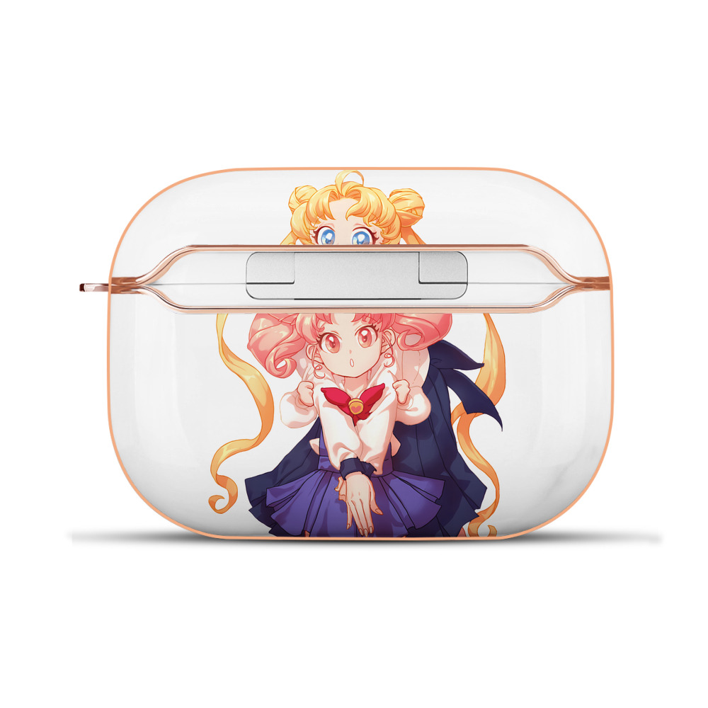 （画像用） 美少女戦士セーラームーン 愛野 美奈子 あいの みなこ Sailor Moon Aino Minako 【AirPods Pro用】ハードシェル保護ケース｜耐衝撃・防指紋・カラビナ付き商品仕様