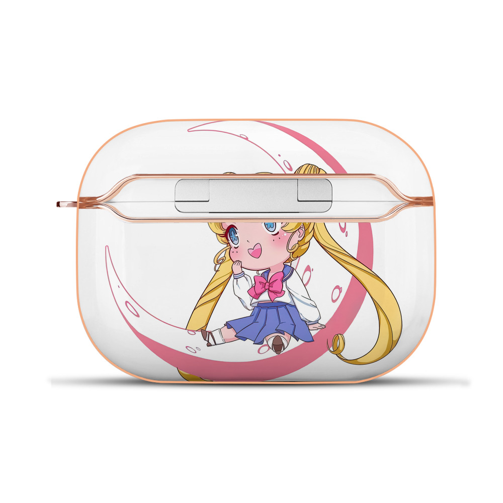 （画像用） 美少女戦士セーラームーン 愛野 美奈子 あいの みなこ Sailor Moon Aino Minako 【AirPods Pro用】ハードシェル保護ケース｜耐衝撃・防指紋・カラビナ付き商品仕様