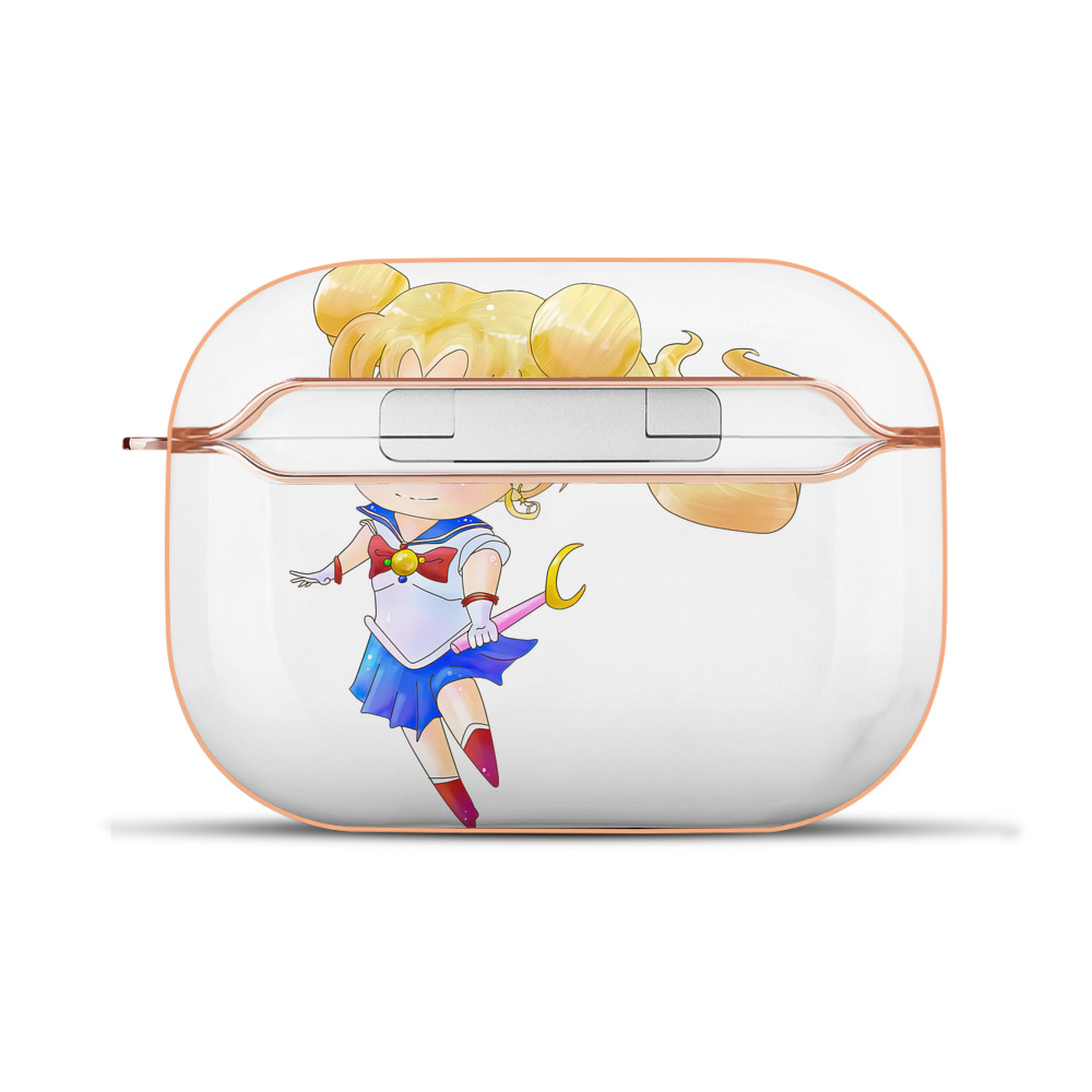 （画像用） 美少女戦士セーラームーン 愛野 美奈子 あいの みなこ Sailor Moon Aino Minako 【AirPods Pro用】ハードシェル保護ケース｜耐衝撃・防指紋・カラビナ付き商品仕様