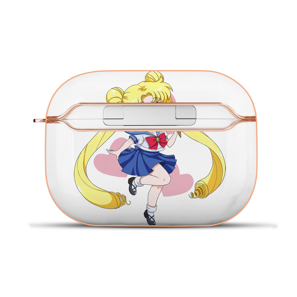 （画像用） 美少女戦士セーラームーン 愛野 美奈子 あいの みなこ Sailor Moon Aino Minako 【AirPods Pro用】ハードシェル保護ケース｜耐衝撃・防指紋・カラビナ付き商品仕様