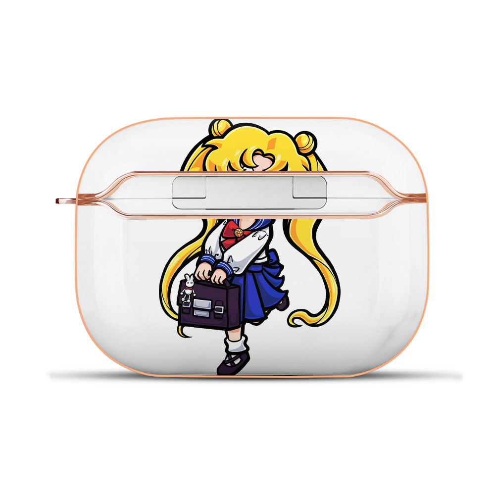 （画像用） 美少女戦士セーラームーン 愛野 美奈子 あいの みなこ Sailor Moon Aino Minako 【AirPods Pro用】ハードシェル保護ケース｜耐衝撃・防指紋・カラビナ付き商品仕様