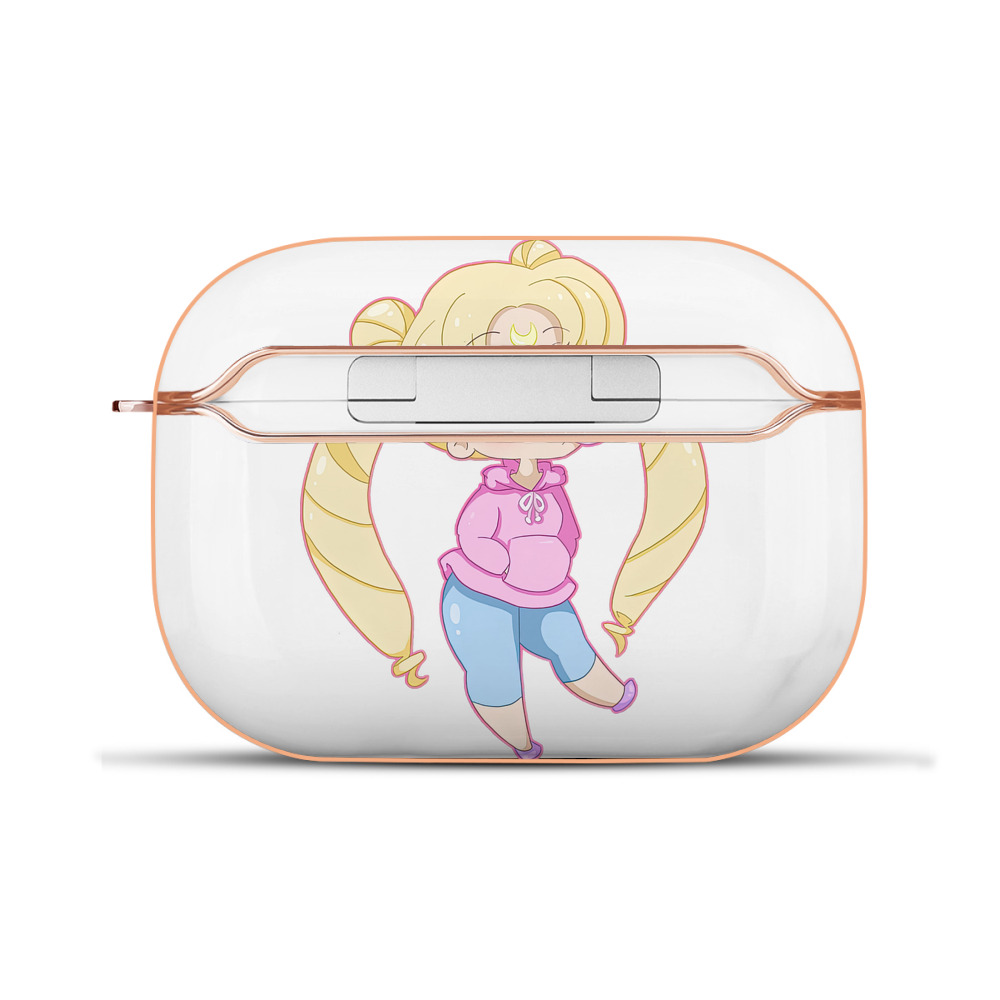 （画像用） 美少女戦士セーラームーン 愛野 美奈子 あいの みなこ Sailor Moon Aino Minako 【AirPods Pro用】ハードシェル保護ケース｜耐衝撃・防指紋・カラビナ付き商品仕様