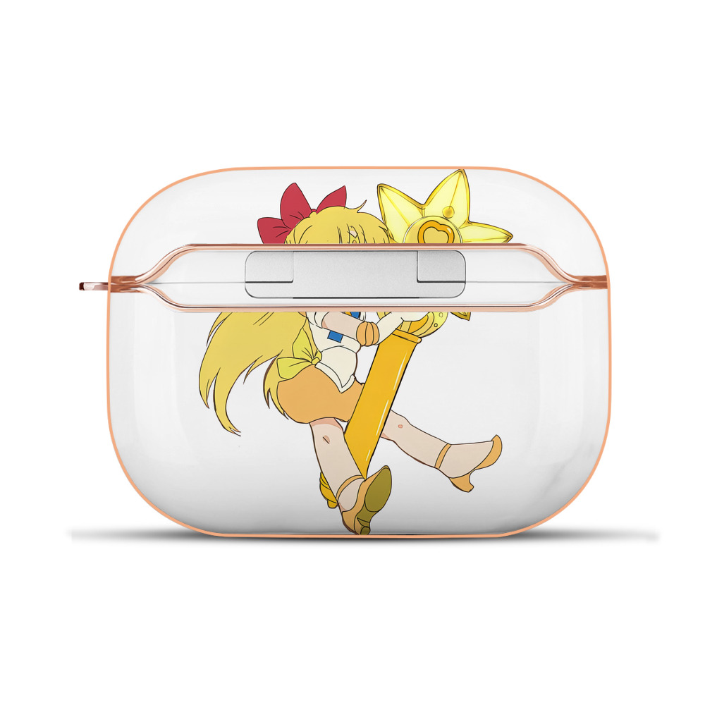 （画像用） 美少女戦士セーラームーン 愛野 美奈子 あいの みなこ Sailor Moon Aino Minako 【AirPods Pro用】ハードシェル保護ケース｜耐衝撃・防指紋・カラビナ付き商品仕様