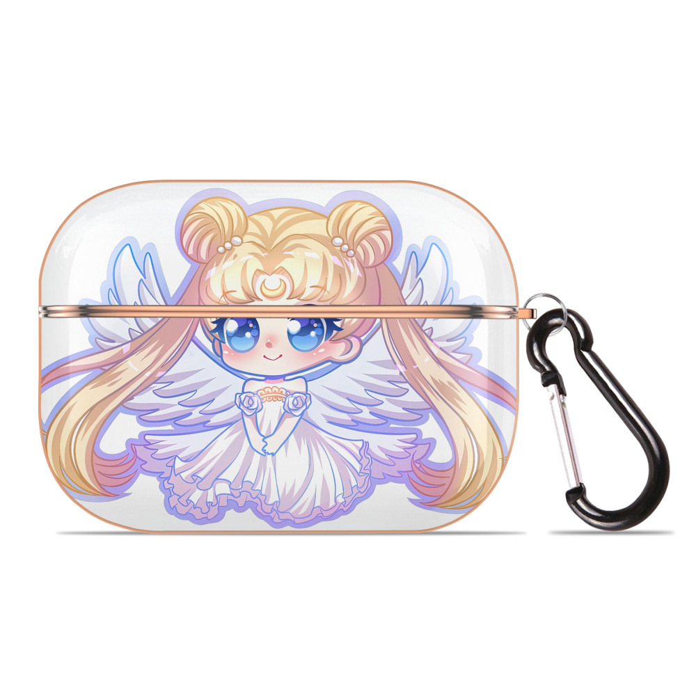 （画像用） 美少女戦士セーラームーン 愛野 美奈子 あいの みなこ Sailor Moon Aino Minako 【AirPods Pro用】ハードシェル保護ケース｜耐衝撃・防指紋・カラビナ付き商品仕様