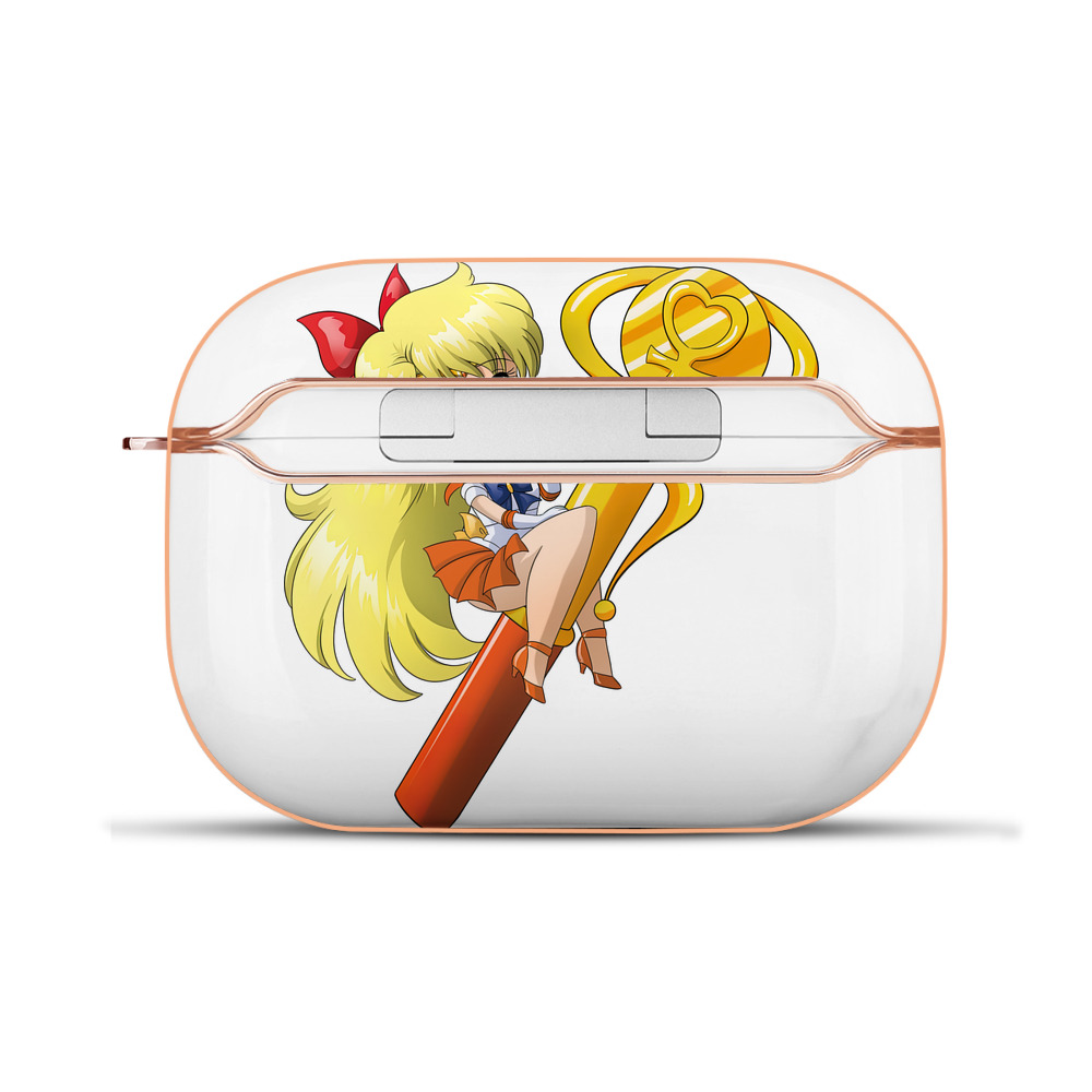 （画像用） 美少女戦士セーラームーン 愛野 美奈子 あいの みなこ Sailor Moon Aino Minako 【AirPods Pro用】ハードシェル保護ケース｜耐衝撃・防指紋・カラビナ付き商品仕様