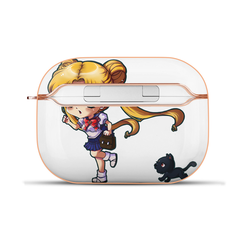 （画像用） 美少女戦士セーラームーン 愛野 美奈子 あいの みなこ Sailor Moon Aino Minako 【AirPods Pro用】ハードシェル保護ケース｜耐衝撃・防指紋・カラビナ付き商品仕様