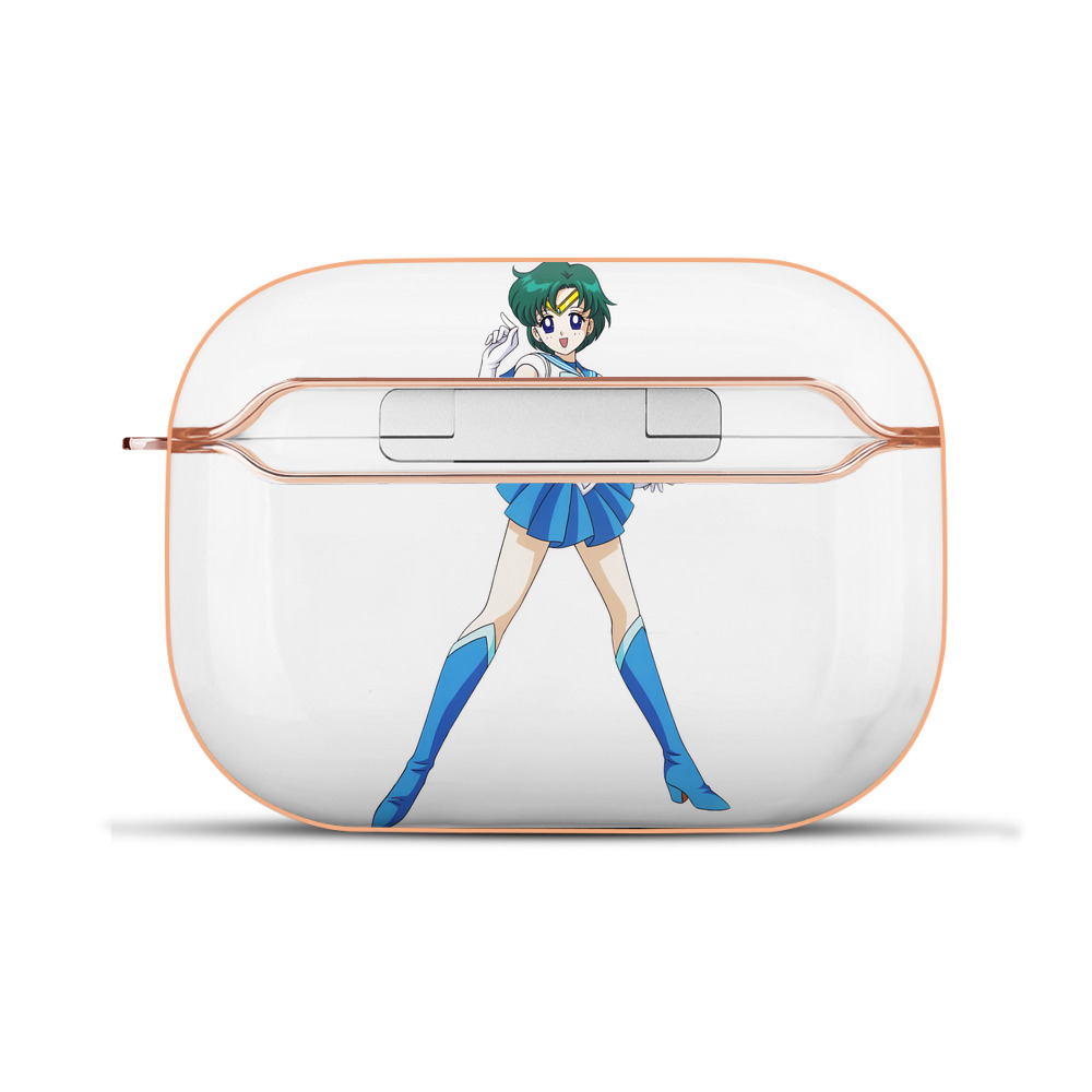 （画像用） 美少女戦士セーラームーン 海王 みちる（かいおう みちる） Sailor Moon Kaiou Michiru 【AirPods Pro用】ハードシェル保護ケース｜耐衝撃・防指紋・カラビナ付き商品仕様