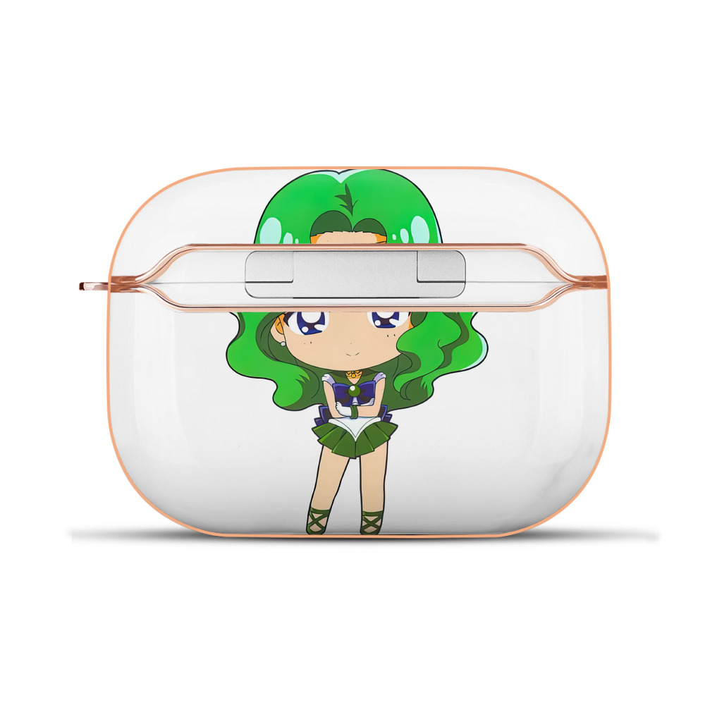 （画像用） 美少女戦士セーラームーン 海王 みちる（かいおう みちる） Sailor Moon Kaiou Michiru 【AirPods Pro用】ハードシェル保護ケース｜耐衝撃・防指紋・カラビナ付き商品仕様