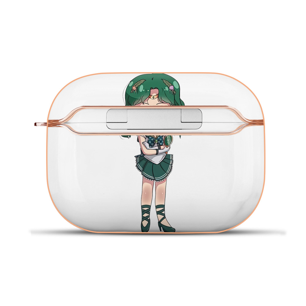 （画像用） 美少女戦士セーラームーン 海王 みちる（かいおう みちる） Sailor Moon Kaiou Michiru 【AirPods Pro用】ハードシェル保護ケース｜耐衝撃・防指紋・カラビナ付き商品仕様