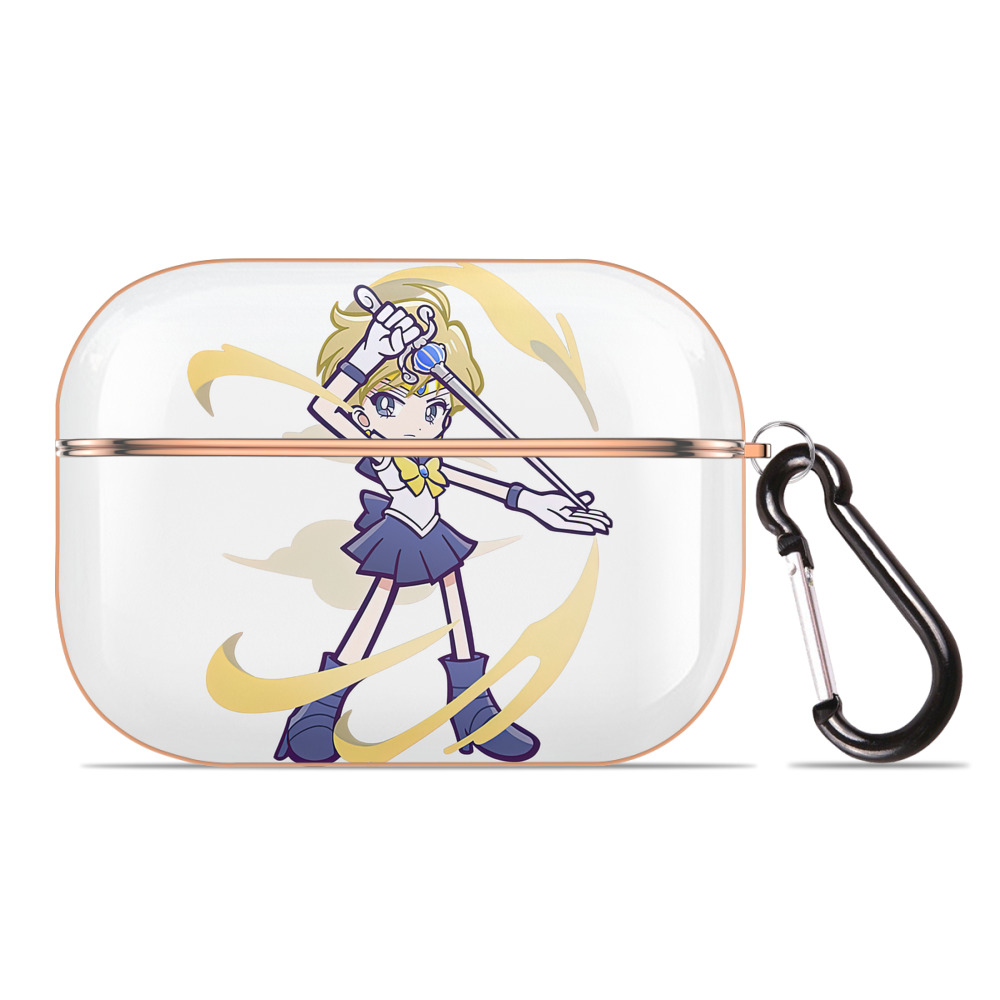 （画像用） 美少女戦士セーラームーン 天王はるか Sailor Moon Tenoh Haruka 【AirPods Pro用】ハードシェル保護ケース｜耐衝撃・防指紋・カラビナ付き商品仕様