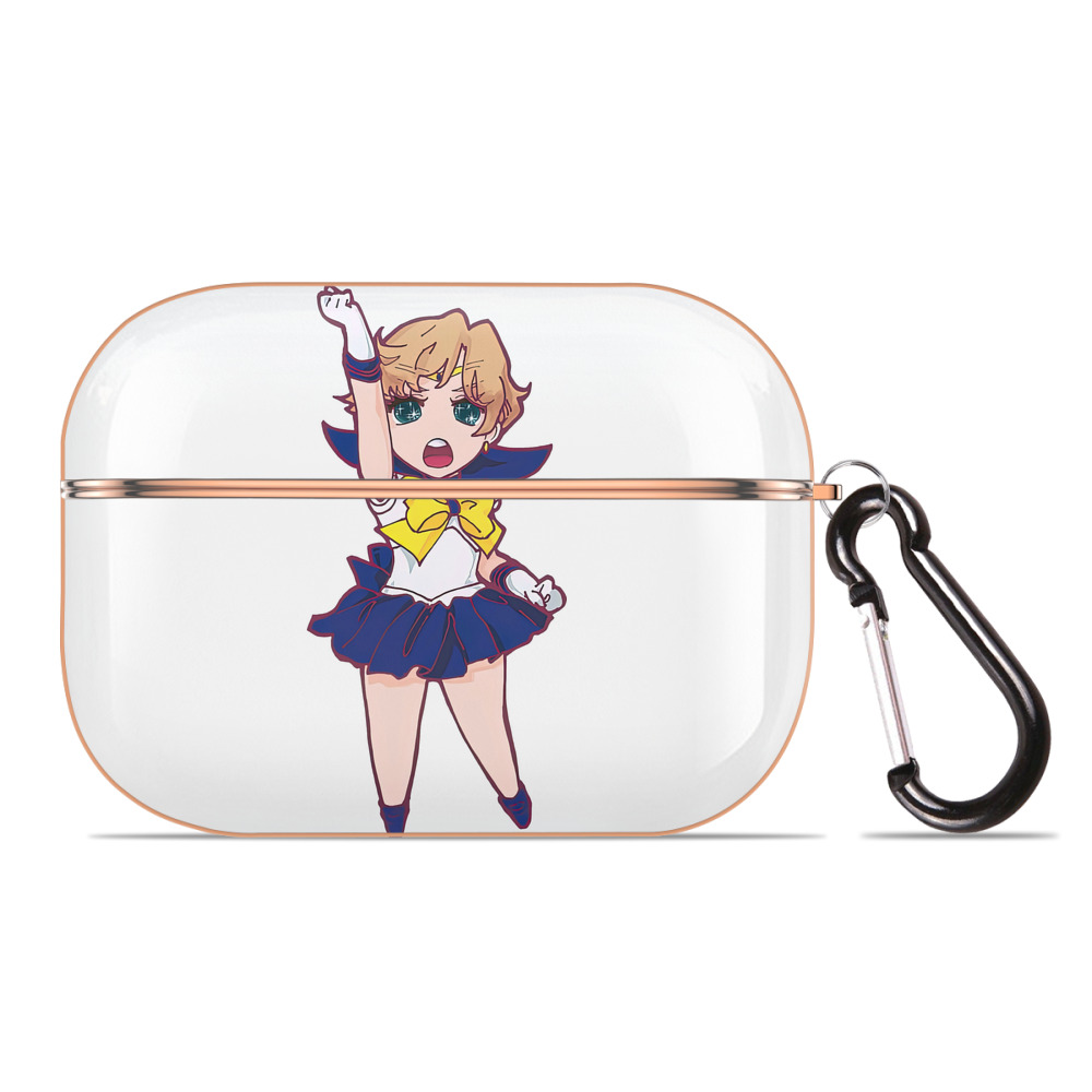 （画像用） 美少女戦士セーラームーン 天王はるか Sailor Moon Tenoh Haruka 【AirPods Pro用】ハードシェル保護ケース｜耐衝撃・防指紋・カラビナ付き商品仕様