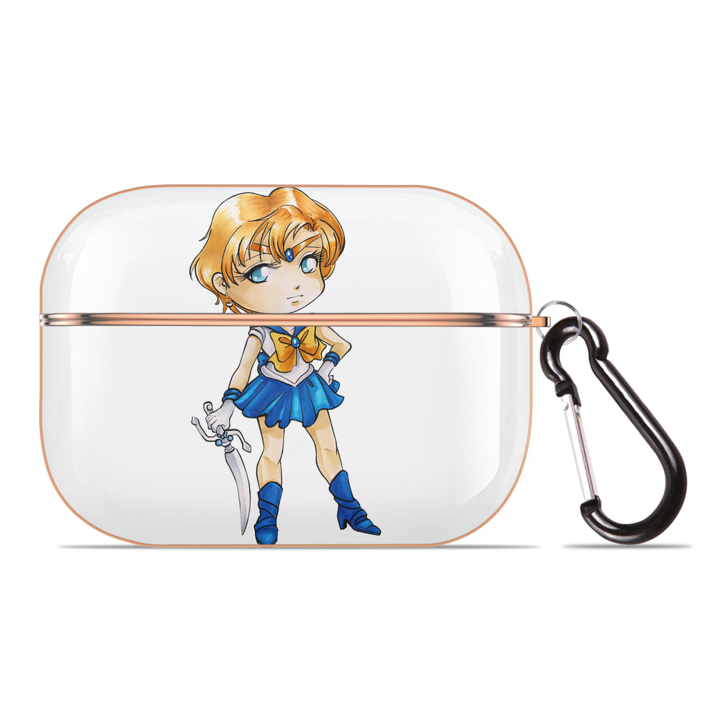 （画像用） 美少女戦士セーラームーン 天王はるか Sailor Moon Tenoh Haruka 【AirPods Pro用】ハードシェル保護ケース｜耐衝撃・防指紋・カラビナ付き商品仕様