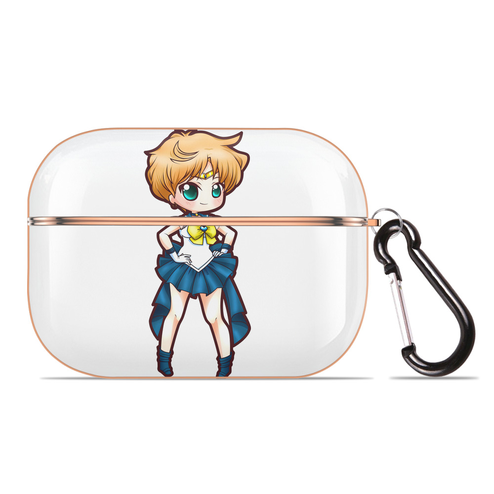 （画像用） 美少女戦士セーラームーン 天王はるか Sailor Moon Tenoh Haruka 【AirPods Pro用】ハードシェル保護ケース｜耐衝撃・防指紋・カラビナ付き商品仕様