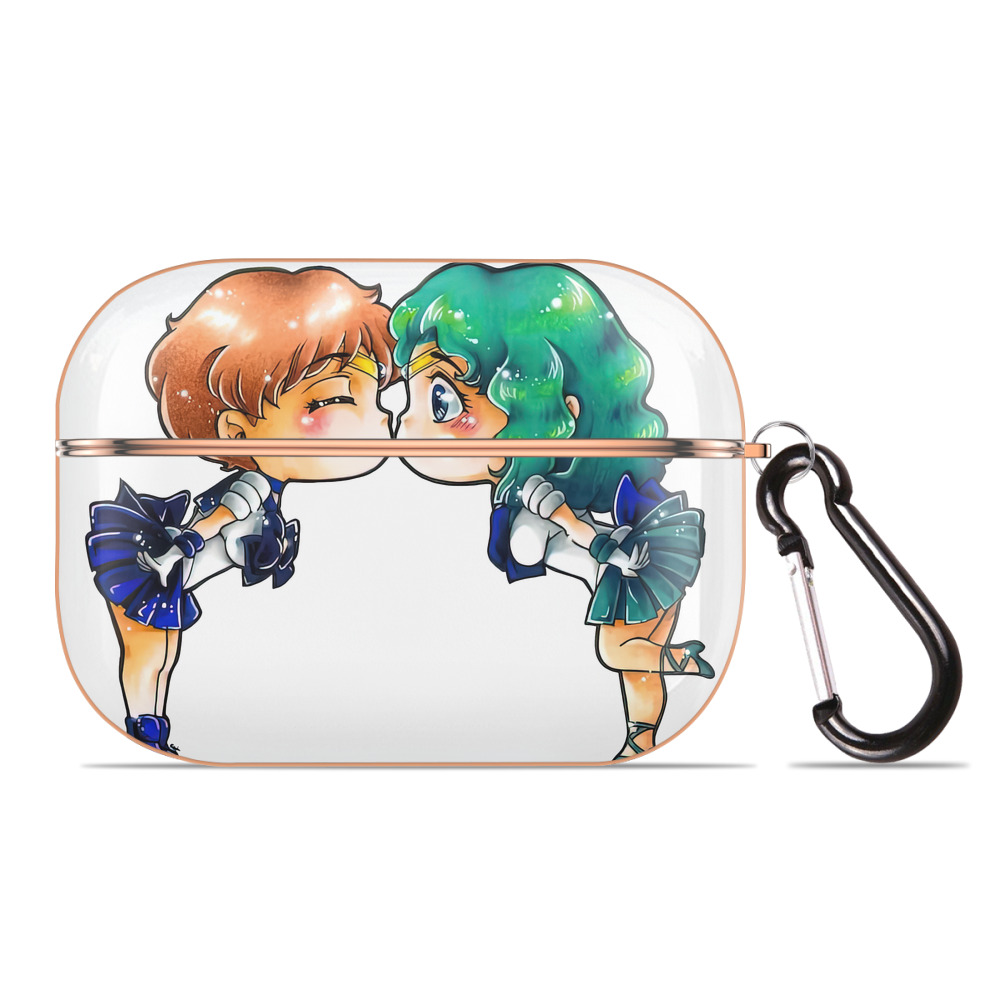 （画像用） 美少女戦士セーラームーン 天王はるか Sailor Moon Tenoh Haruka 【AirPods Pro用】ハードシェル保護ケース｜耐衝撃・防指紋・カラビナ付き商品仕様