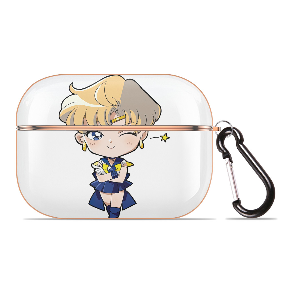 （画像用） 美少女戦士セーラームーン 天王はるか Sailor Moon Tenoh Haruka 【AirPods Pro用】ハードシェル保護ケース｜耐衝撃・防指紋・カラビナ付き商品仕様