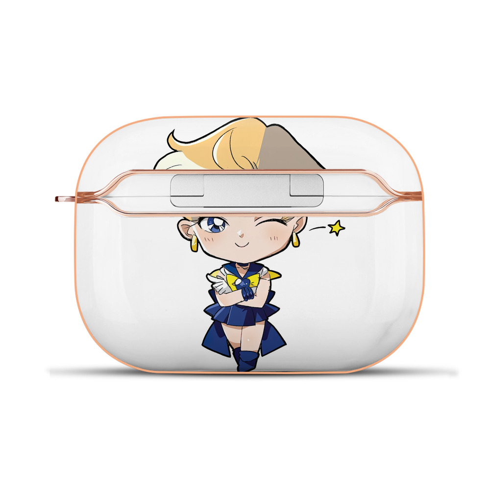 （画像用） 美少女戦士セーラームーン 天王はるか Sailor Moon Tenoh Haruka 【AirPods Pro用】ハードシェル保護ケース｜耐衝撃・防指紋・カラビナ付き商品仕様