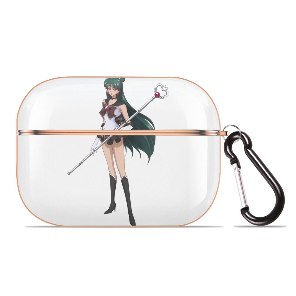 （画像用） 美少女戦士セーラームーン 冥王せつな Sailor Moon Meiou Setsuna 【AirPods Pro用】ハードシェル保護ケース｜耐衝撃・防指紋・カラビナ付き商品仕様
