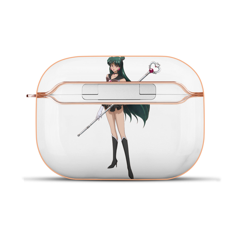 （画像用） 美少女戦士セーラームーン 冥王せつな Sailor Moon Meiou Setsuna 【AirPods Pro用】ハードシェル保護ケース｜耐衝撃・防指紋・カラビナ付き商品仕様