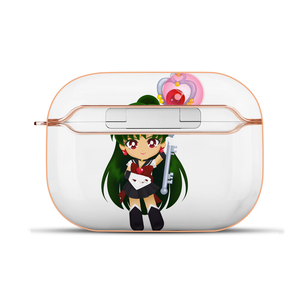 （画像用） 美少女戦士セーラームーン 冥王せつな Sailor Moon Meiou Setsuna 【AirPods Pro用】ハードシェル保護ケース｜耐衝撃・防指紋・カラビナ付き商品仕様