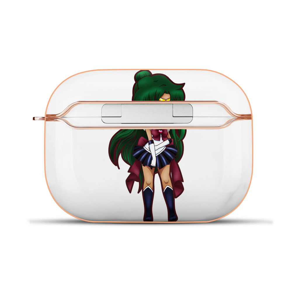 （画像用） 美少女戦士セーラームーン 冥王せつな Sailor Moon Meiou Setsuna 【AirPods Pro用】ハードシェル保護ケース｜耐衝撃・防指紋・カラビナ付き商品仕様