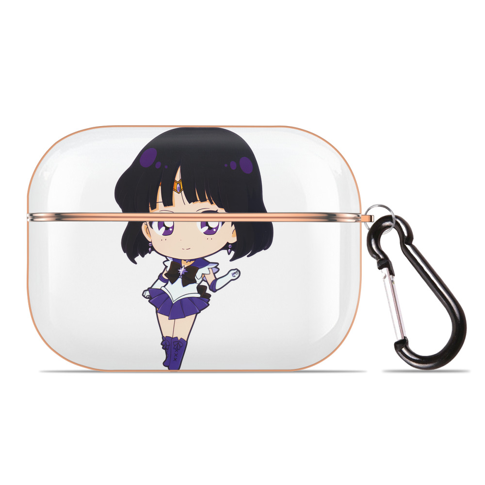 （画像用） 美少女戦士セーラームーン 土萠ほたる Sailor Moon Tomoe Hotaru （セーラーサターン；Sailor Saturn） 【AirPods Pro用】ハードシェル保護ケース｜耐衝撃・防指紋・カラビナ付き商品仕様