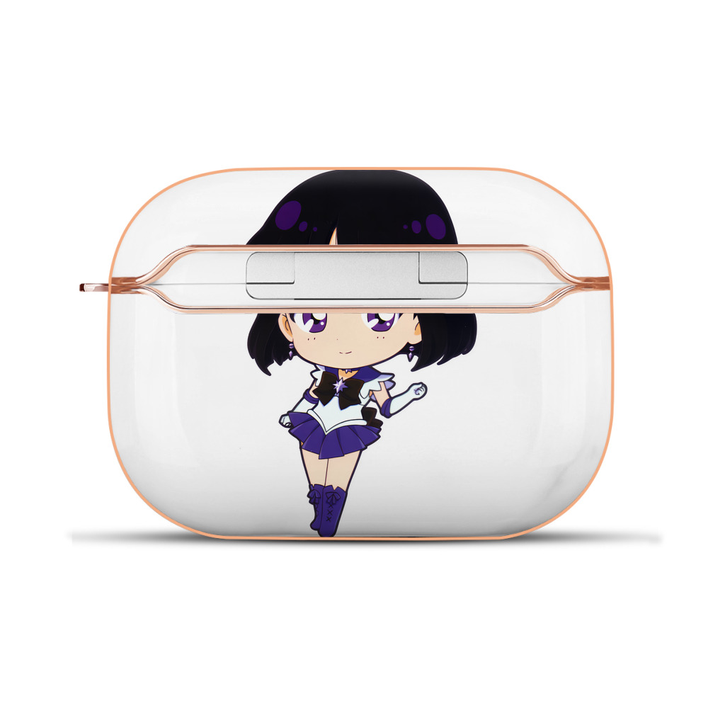 （画像用） 美少女戦士セーラームーン 土萠ほたる Sailor Moon Tomoe Hotaru （セーラーサターン；Sailor Saturn） 【AirPods Pro用】ハードシェル保護ケース｜耐衝撃・防指紋・カラビナ付き商品仕様
