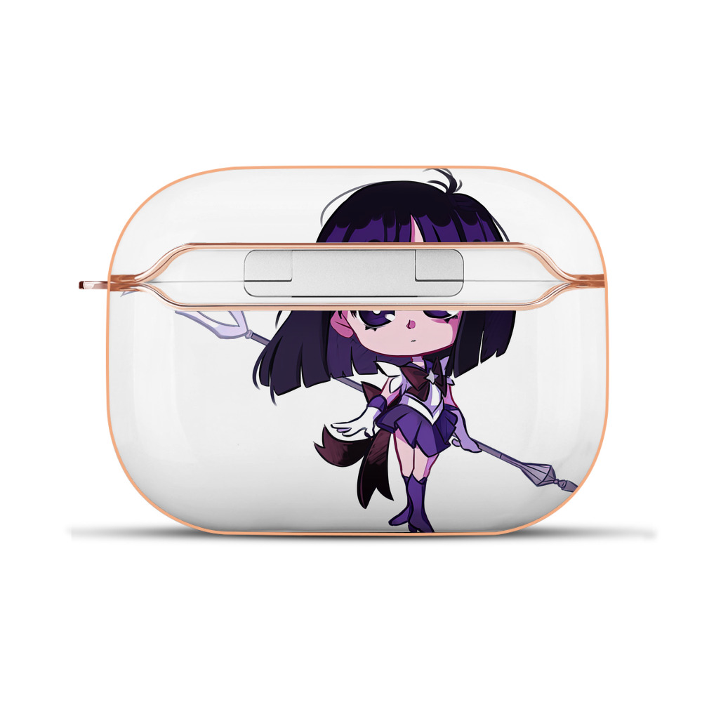 （画像用） 美少女戦士セーラームーン 土萠ほたる Sailor Moon Tomoe Hotaru （セーラーサターン；Sailor Saturn） 【AirPods Pro用】ハードシェル保護ケース｜耐衝撃・防指紋・カラビナ付き商品仕様