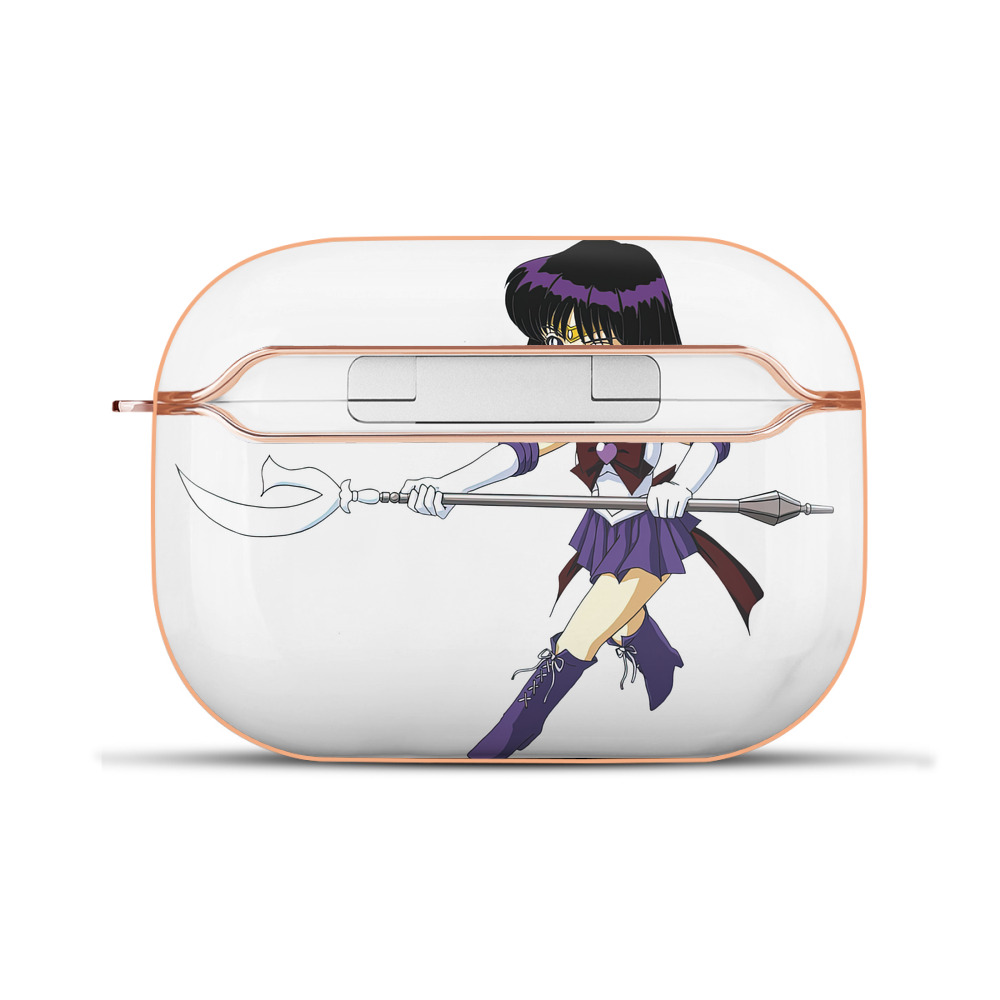 （画像用） 美少女戦士セーラームーン 土萠ほたる Sailor Moon Tomoe Hotaru （セーラーサターン；Sailor Saturn） 【AirPods Pro用】ハードシェル保護ケース｜耐衝撃・防指紋・カラビナ付き商品仕様