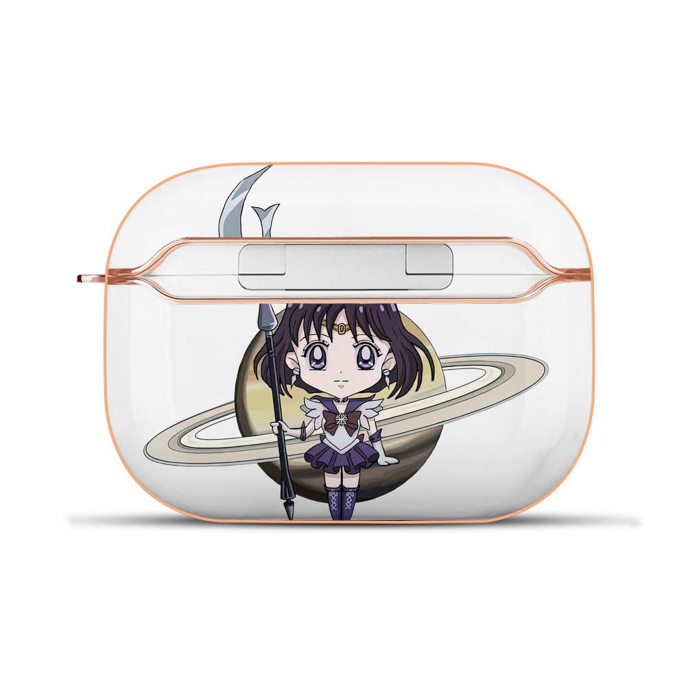 （画像用） 美少女戦士セーラームーン 土萠ほたる Sailor Moon Tomoe Hotaru （セーラーサターン；Sailor Saturn） 【AirPods Pro用】ハードシェル保護ケース｜耐衝撃・防指紋・カラビナ付き商品仕様