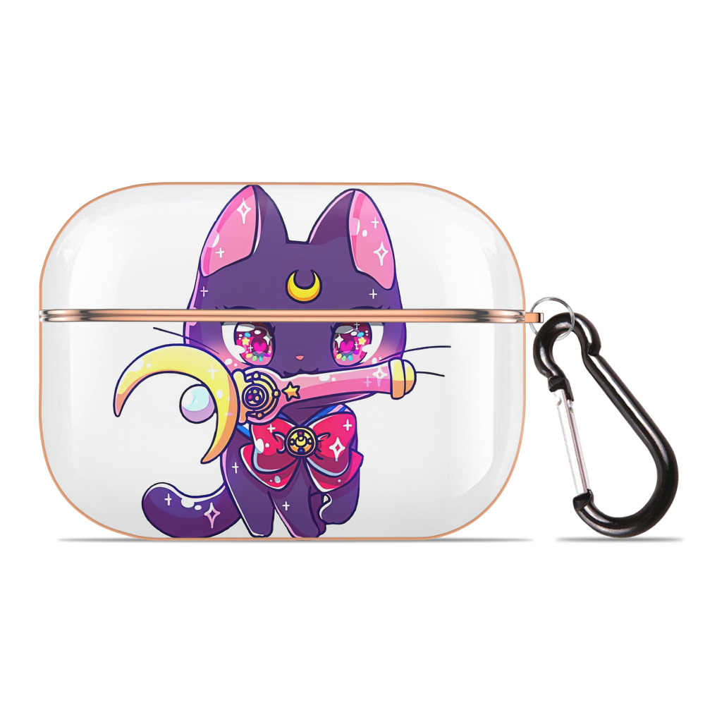（画像用） 美少女戦士セーラームーン Sailor Moon 【AirPods Pro用】ハードシェル保護ケース｜耐衝撃・防指紋・カラビナ付き商品仕様
