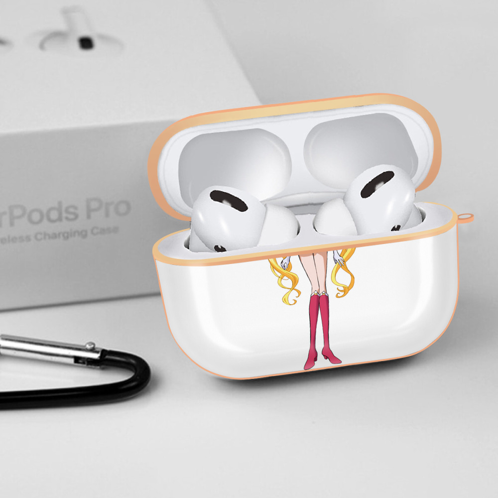美少女戦士セーラームーン 月野 うさぎ つきの うさぎ Sailor Moon Tsukino Usagi 【AirPods Pro用】ハードシェル保護ケース｜耐衝撃・防指紋・カラビナ付き商品仕様
