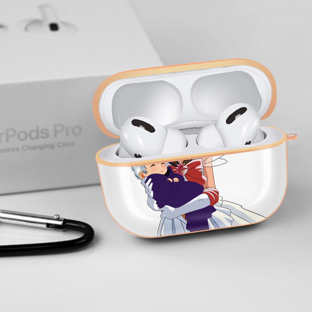 美少女戦士セーラームーン 月野 うさぎ つきの うさぎ Sailor Moon Tsukino Usagi 【AirPods Pro用】ハードシェル保護ケース｜耐衝撃・防指紋・カラビナ付き商品仕様