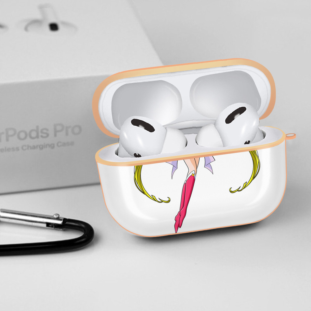 美少女戦士セーラームーン 月野 うさぎ つきの うさぎ Sailor Moon Tsukino Usagi 【AirPods Pro用】ハードシェル保護ケース｜耐衝撃・防指紋・カラビナ付き商品仕様