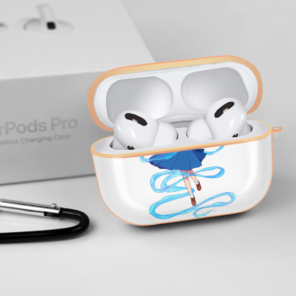 美少女戦士セーラームーン 水野 亜美 みずの あみ Sailor Moon Mizuno Ami 【AirPods Pro用】ハードシェル保護ケース｜耐衝撃・防指紋・カラビナ付き商品仕様
