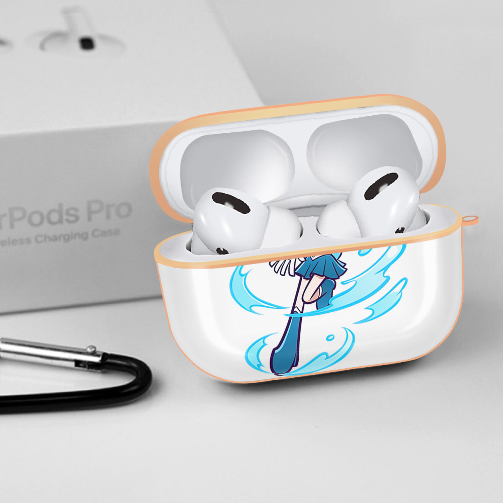 美少女戦士セーラームーン 水野 亜美 みずの あみ Sailor Moon Mizuno Ami 【AirPods Pro用】ハードシェル保護ケース｜耐衝撃・防指紋・カラビナ付き商品仕様