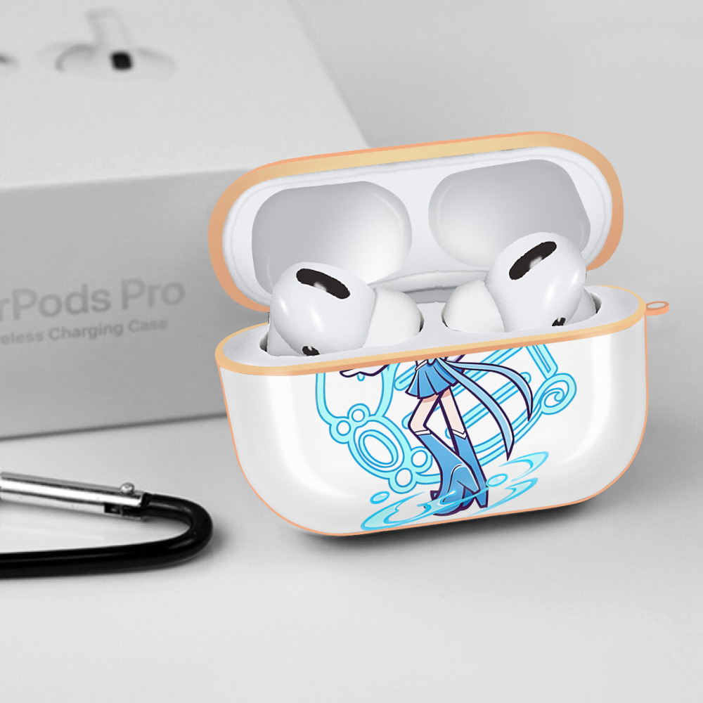 美少女戦士セーラームーン 水野 亜美 みずの あみ Sailor Moon Mizuno Ami 【AirPods Pro用】ハードシェル保護ケース｜耐衝撃・防指紋・カラビナ付き商品仕様
