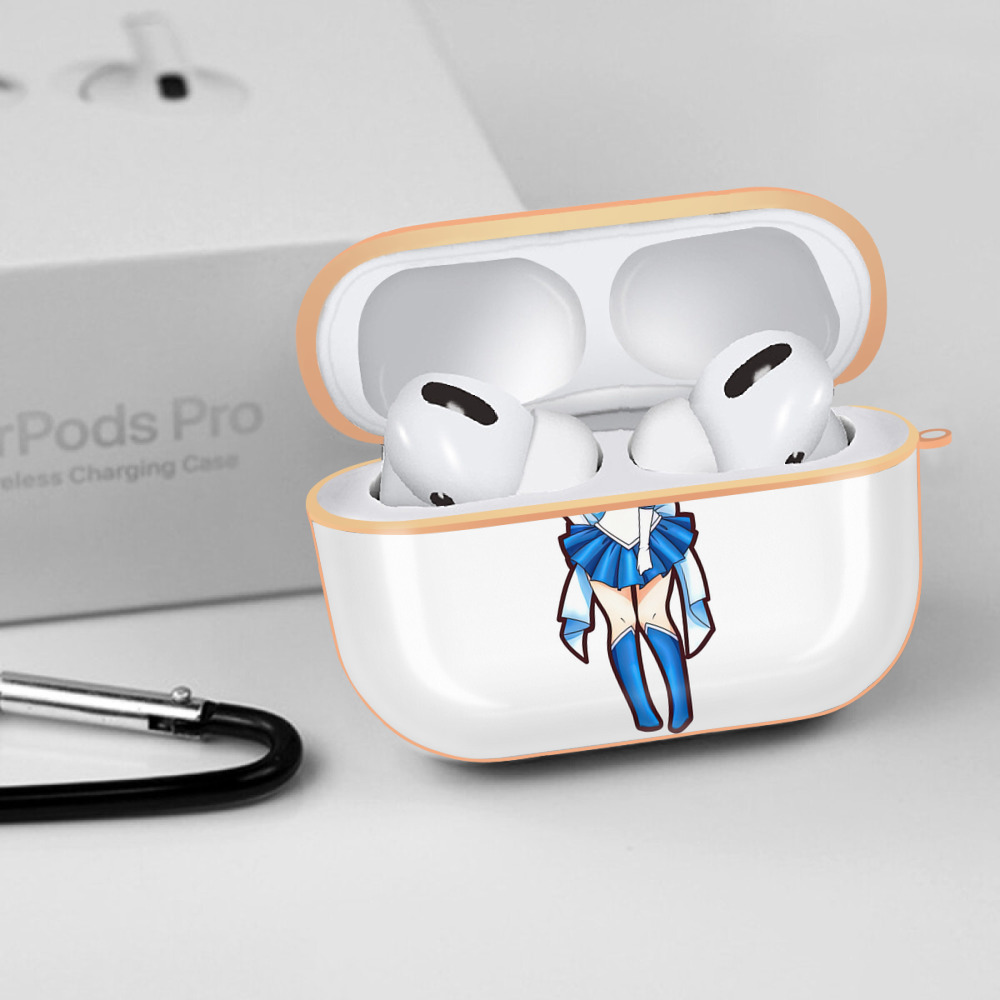美少女戦士セーラームーン 水野 亜美 みずの あみ Sailor Moon Mizuno Ami 【AirPods Pro用】ハードシェル保護ケース｜耐衝撃・防指紋・カラビナ付き商品仕様