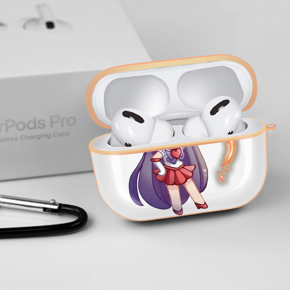 美少女戦士セーラームーン 火野レイ ひの レイ Sailor Moon Hino Rei （セーラーマーズ,Sailor Mars） 【AirPods Pro用】ハードシェル保護ケース｜耐衝撃・防指紋・カラビナ付き商品仕様