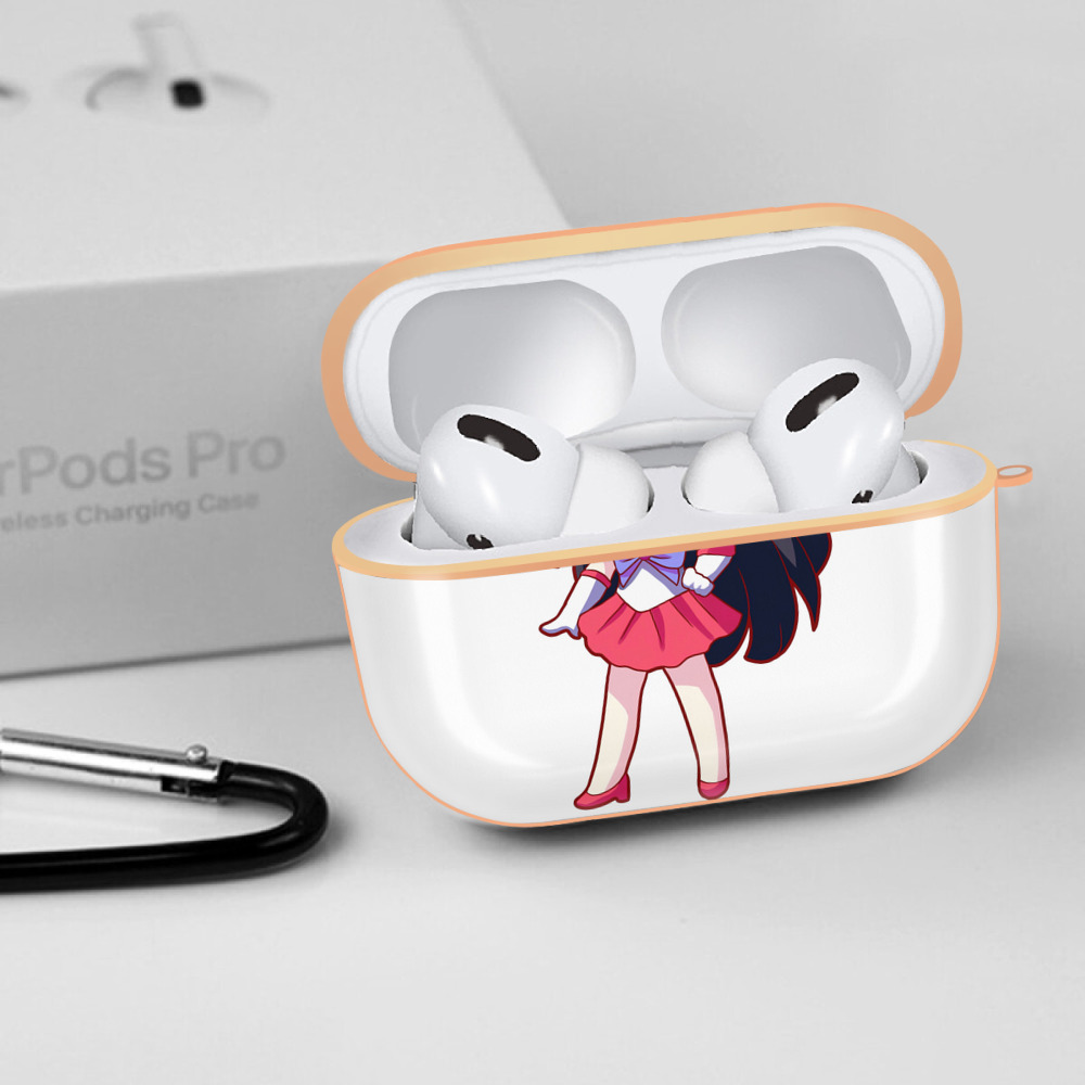 美少女戦士セーラームーン 火野レイ ひの レイ Sailor Moon Hino Rei （セーラーマーズ,Sailor Mars） 【AirPods Pro用】ハードシェル保護ケース｜耐衝撃・防指紋・カラビナ付き商品仕様