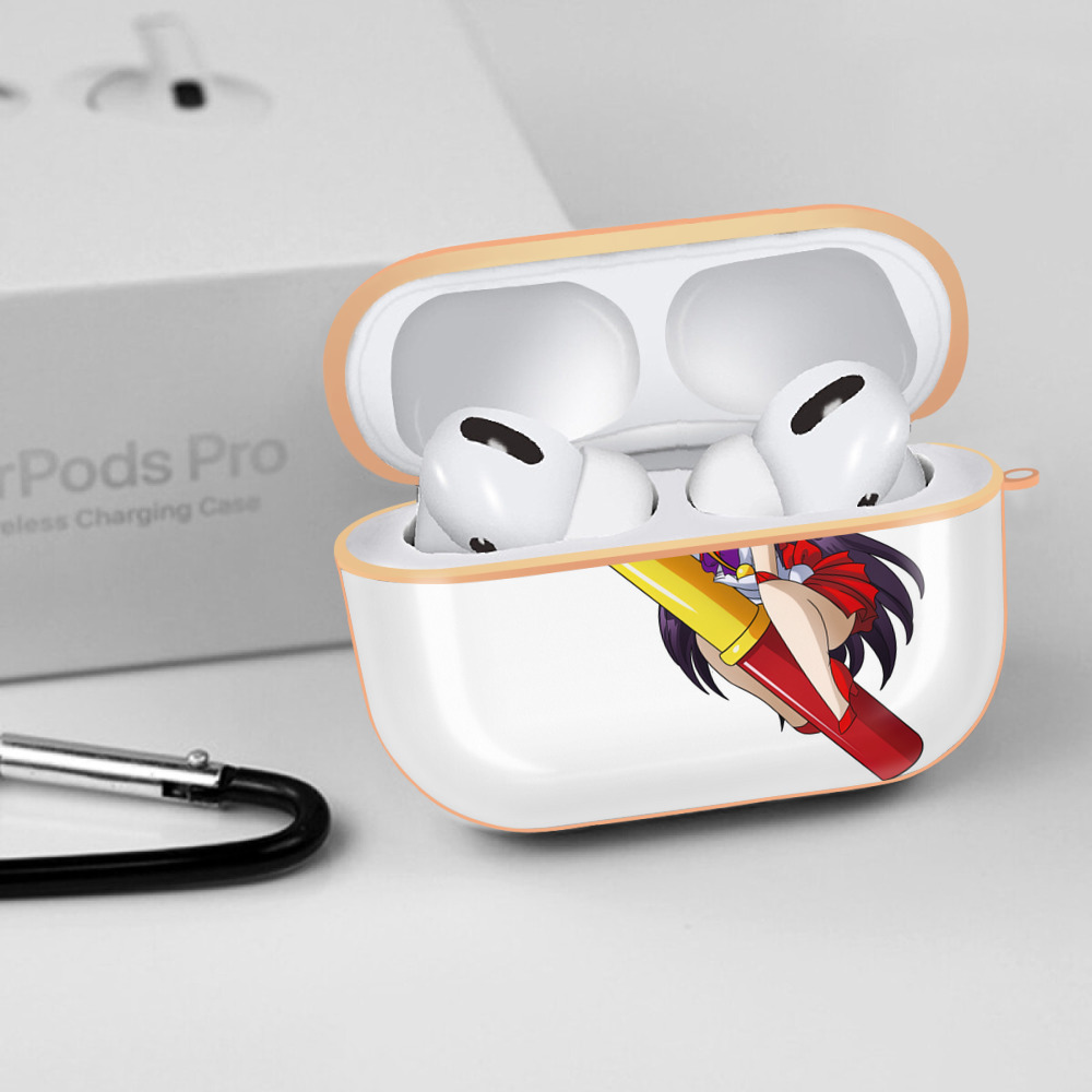 美少女戦士セーラームーン 火野レイ ひの レイ Sailor Moon Hino Rei （セーラーマーズ,Sailor Mars） 【AirPods Pro用】ハードシェル保護ケース｜耐衝撃・防指紋・カラビナ付き商品仕様