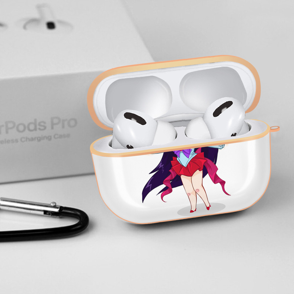 美少女戦士セーラームーン 火野レイ ひの レイ Sailor Moon Hino Rei （セーラーマーズ,Sailor Mars） 【AirPods Pro用】ハードシェル保護ケース｜耐衝撃・防指紋・カラビナ付き商品仕様