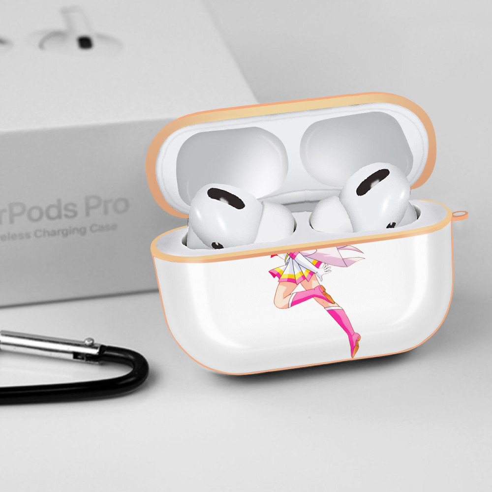美少女戦士セーラームーン ちびうさ Sailor Moon Chibiusa Tsukino Usagi Small Lady Serenity 【AirPods Pro用】ハードシェル保護ケース｜耐衝撃・防指紋・カラビナ付き商品仕様