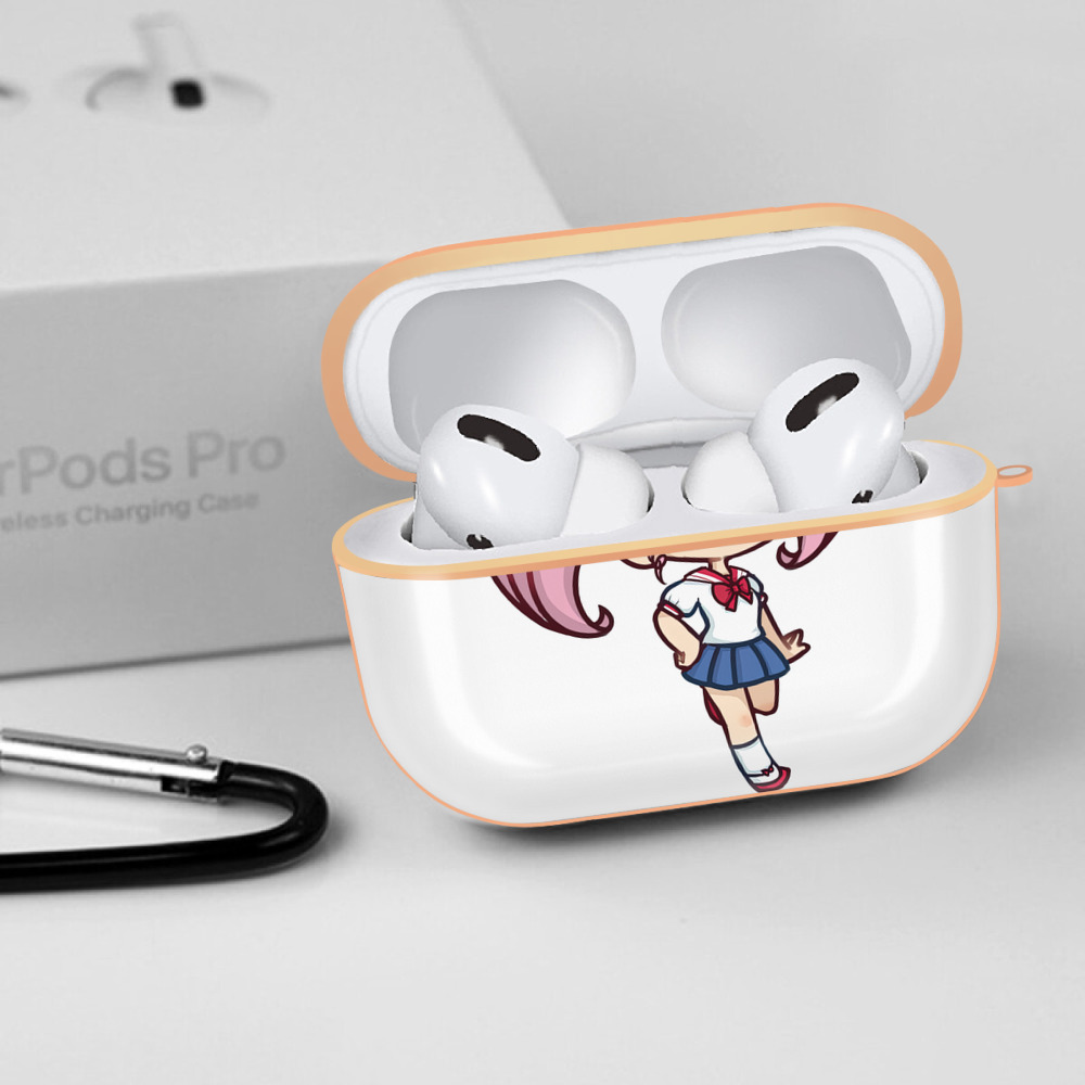 美少女戦士セーラームーン ちびうさ Sailor Moon Chibiusa Tsukino Usagi Small Lady Serenity 【AirPods Pro用】ハードシェル保護ケース｜耐衝撃・防指紋・カラビナ付き商品仕様