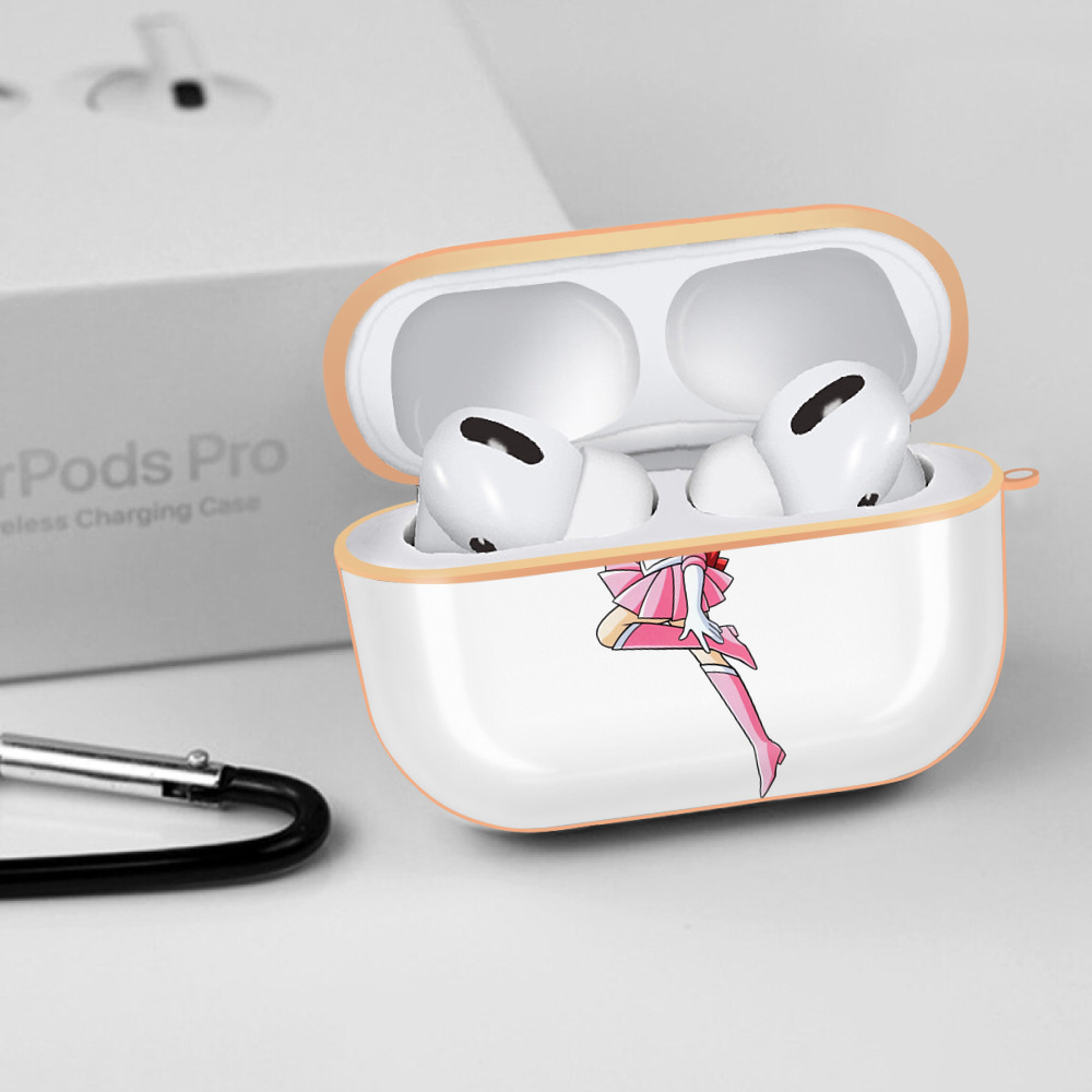 美少女戦士セーラームーン ちびうさ Sailor Moon Chibiusa Tsukino Usagi Small Lady Serenity 【AirPods Pro用】ハードシェル保護ケース｜耐衝撃・防指紋・カラビナ付き商品仕様