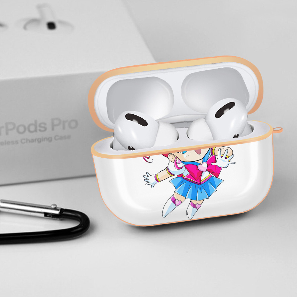 美少女戦士セーラームーン ちびうさ Sailor Moon Chibiusa Tsukino Usagi Small Lady Serenity 【AirPods Pro用】ハードシェル保護ケース｜耐衝撃・防指紋・カラビナ付き商品仕様