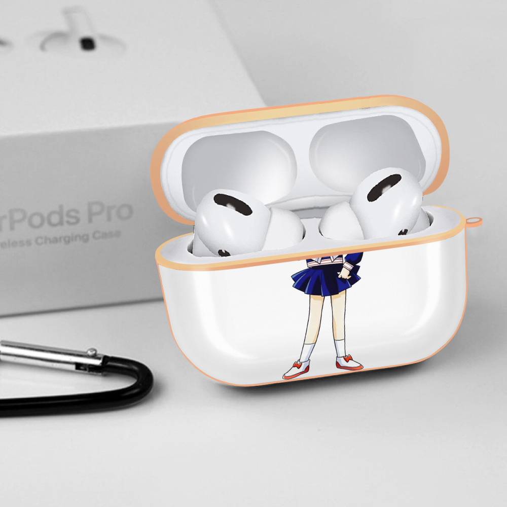 美少女戦士セーラームーン ちびうさ Sailor Moon Chibiusa Tsukino Usagi Small Lady Serenity 【AirPods Pro用】ハードシェル保護ケース｜耐衝撃・防指紋・カラビナ付き商品仕様