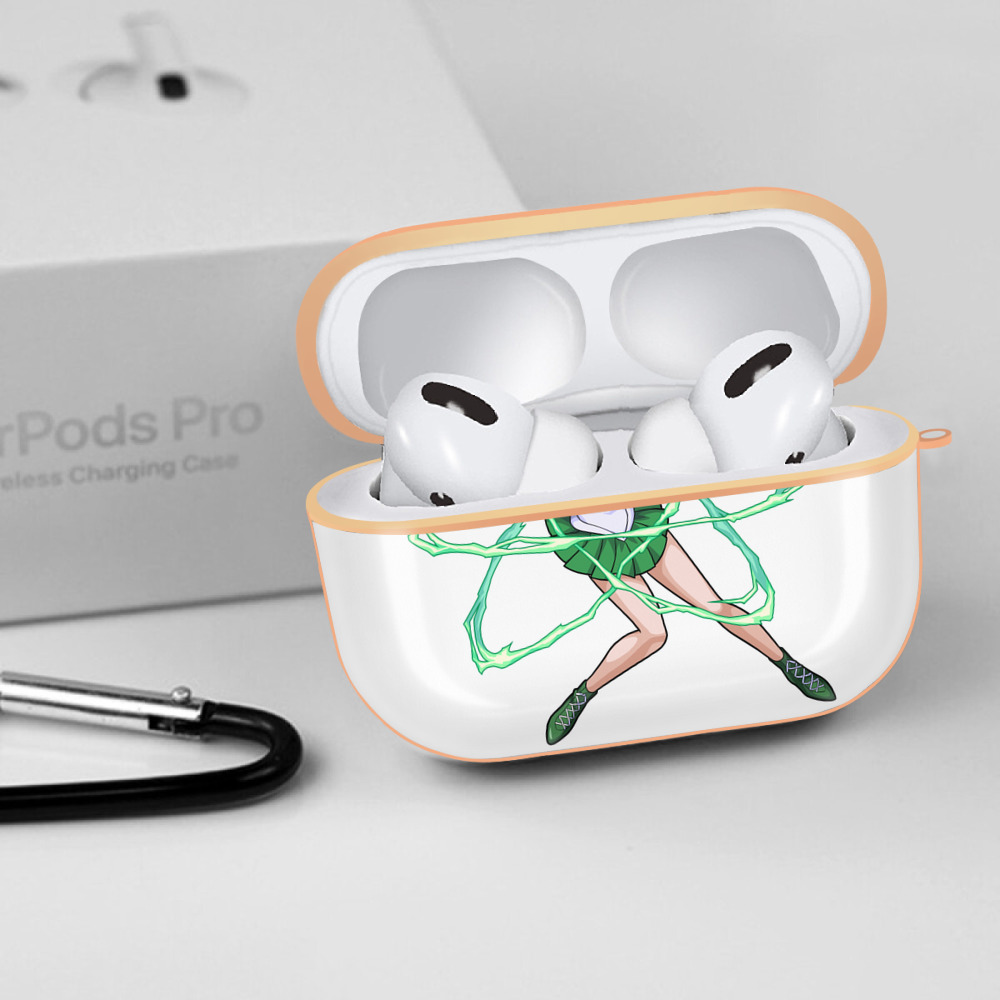 美少女戦士セーラームーン 木野 まこと きの まこと Sailor Moon Kino Makoto （セーラージュピター；Sailor Jupiter） 【AirPods Pro用】ハードシェル保護ケース｜耐衝撃・防指紋・カラビナ付き商品仕様