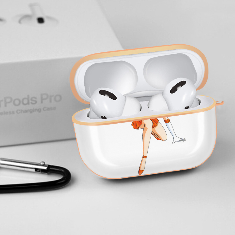 美少女戦士セーラームーン 愛野 美奈子 あいの みなこ Sailor Moon Aino Minako 【AirPods Pro用】ハードシェル保護ケース｜耐衝撃・防指紋・カラビナ付き商品仕様
