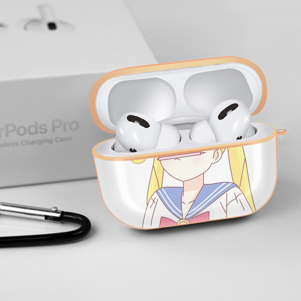 美少女戦士セーラームーン 愛野 美奈子 あいの みなこ Sailor Moon Aino Minako 【AirPods Pro用】ハードシェル保護ケース｜耐衝撃・防指紋・カラビナ付き商品仕様